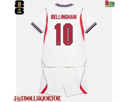 England Jude Bellingham #10 Hemmakläder Barn VM 2026 Kortärmad (+ Korta byxor)